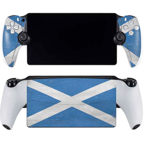 Scotland Flag Distressed PlayStation PS5 Skins